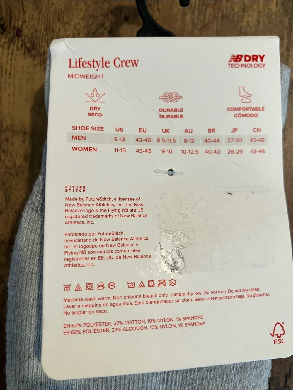 New balance socks 2x